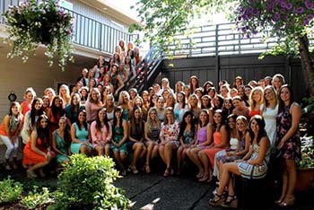 AXO sorority members